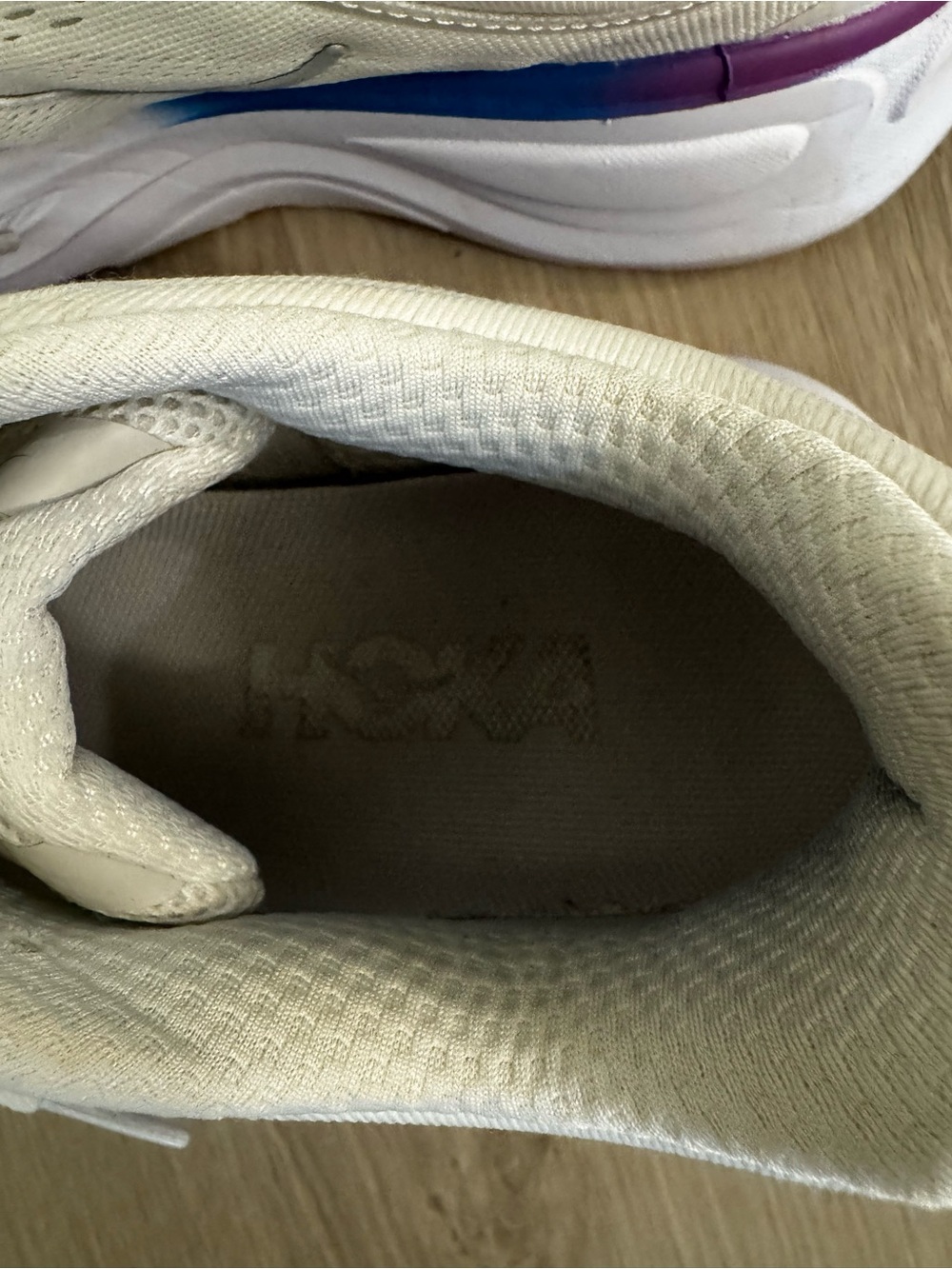 Hoka White Women's Sneakers - Picture 5 of 8